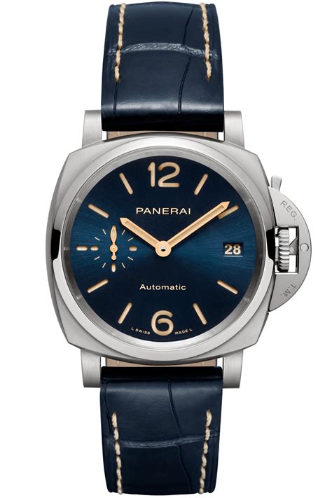 panerai luminor due 38mm blue|Panerai Luminor due price.